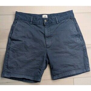 Flint and Tinder 365 Shorts Mens 32 Blue Chino Outdoor Hiking Stretch Huckberry